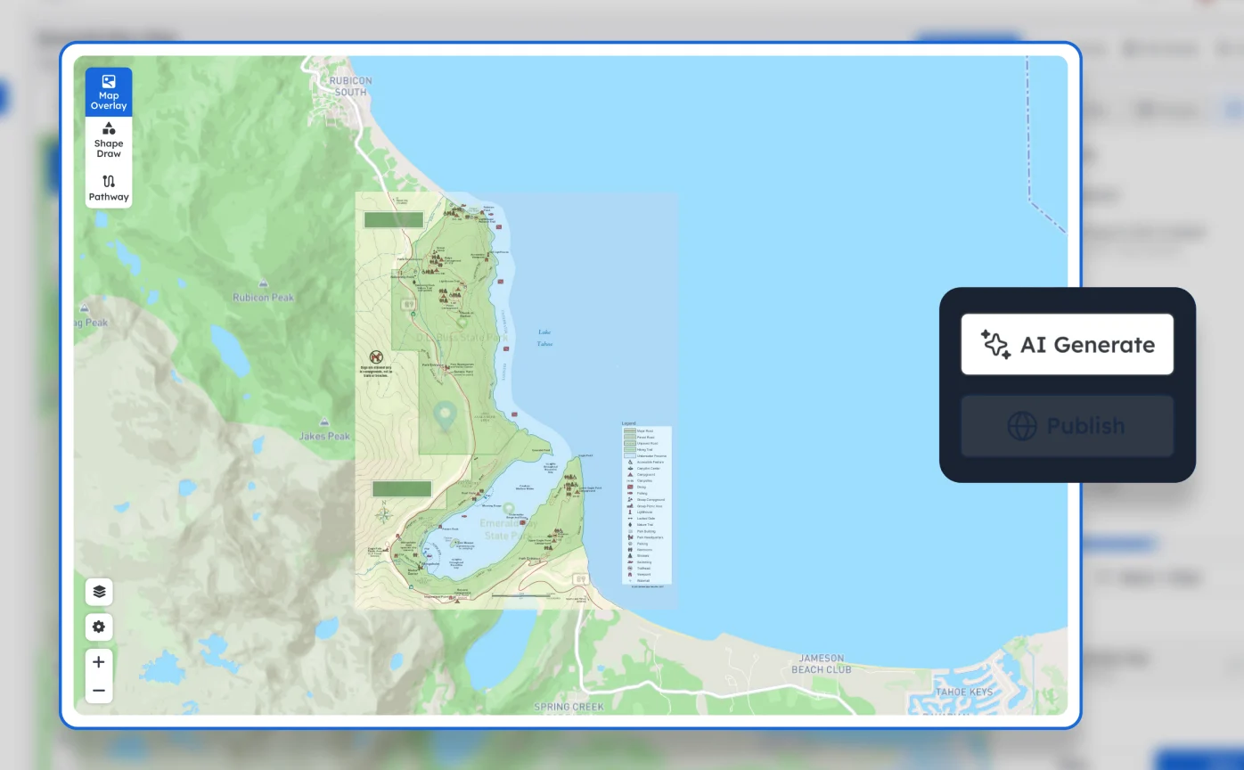 Let AI Read the Map, OuterMap product screen